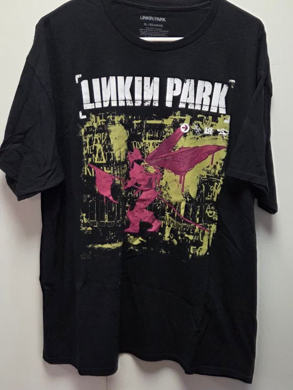 Linkin Park T-Shirt Mens XL Black Hybrid Theory Soldier Band Tee